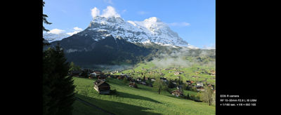 picturesque village in the mountains