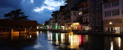 City lights at night