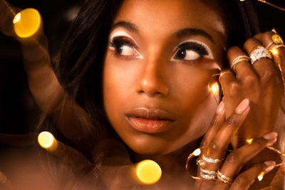 portrait of a female model