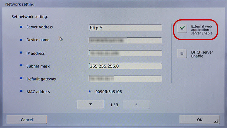 How to recover from Web Application Mode on the ScanFront 400.