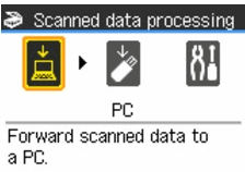 Saving Scanned Data to a USB Flash Drive or Memory Card - MX330
