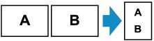Copying Two Pages onto Single Page