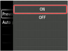 Changing Settings from Operation Panel