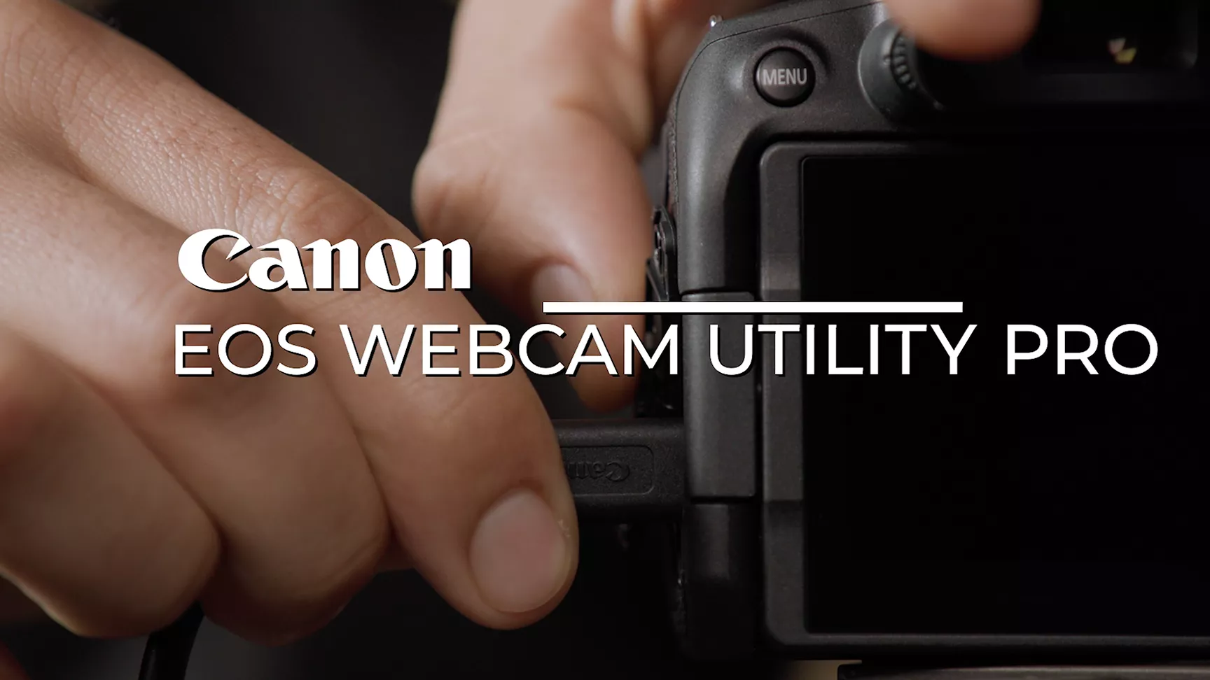 turn canon dslr into webcam