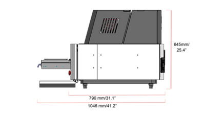 TR-A100 Side Dinmensions