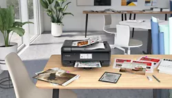 printer on a desk