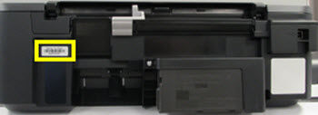 Serial Number Location - TS202 / TS302