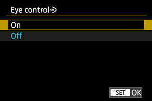 EOS R3: Using Eye Control