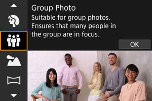 EOS R8: Group Photo Mode