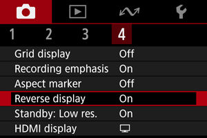 PowerShot V10: Reverse Display