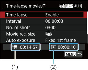 EOS R5: Time-Lapse Movies