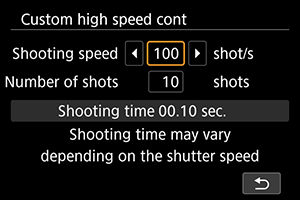 EOS R3: Selecting the Drive Mode