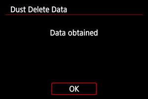 EOS R6 Mark II: Dust Delete Data Acquisition