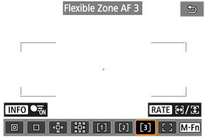 EOS R6 Mark II: Selecting the AF Area