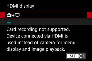 EOS R50: Other Menu Functions