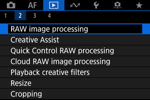 EOS R8: RAW Image Processing
