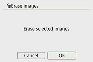EOS REBEL T8i: Erasing Images