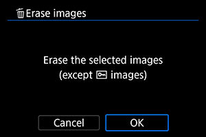 EOS R10: Erasing Images