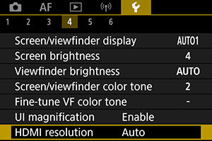 EOS R7: HDMI Resolution