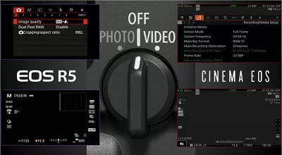 EOS R5 / Cinema EOS Menu