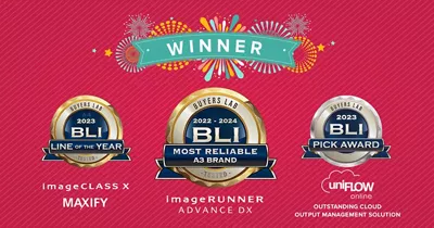 Uniflow printers with Trellix logo