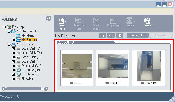How to import images using ZoomBrowser EX 4.x