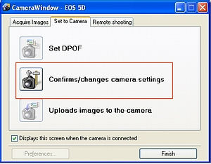 Check version using Zoombrowser Camera Settings in the camera window.
