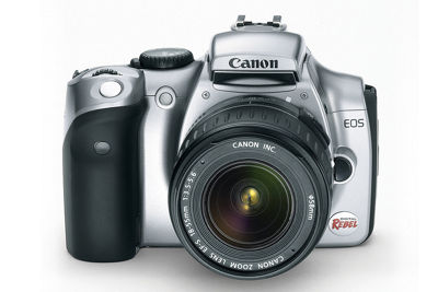 2003 EOS Digital Rebel compact digital SLR AF camera