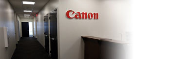 Canon office hallway