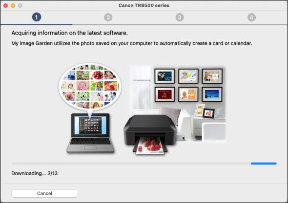 PIXMA TR8520 Wired Network Setup - Mac