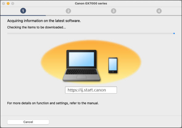 Acquiring information on the latest driver and software