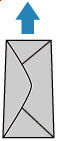 The envelopes should be set as shown