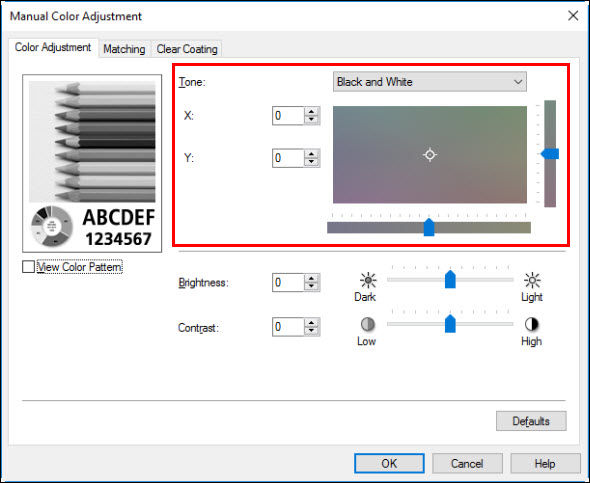 Adjusting Tone (Windows) - PRO-300