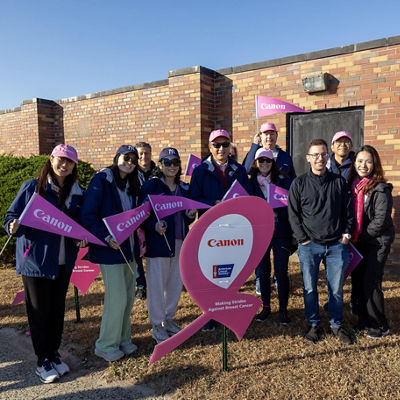 Canon Team Posing for a Picture