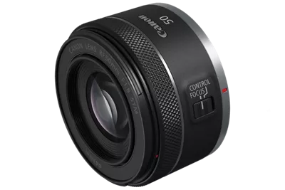 RF24mm F1.8 Macro IS STM - Slanted 3 Quarter View