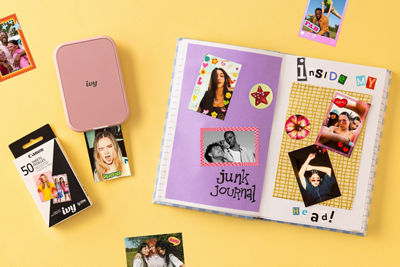 IVY Printer next to a Notebook