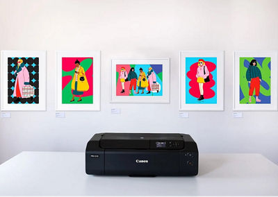 Printer in Front of Multiple Printers