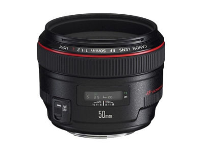 EF50mm f/1.2L USM - Front View
