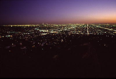 City Skyline During a Sunset