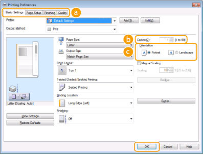 Printing a document from a Windows computer MF216n / MF217w