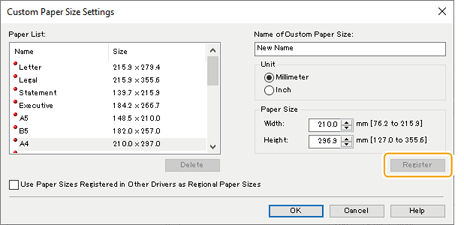 Printing on Custom-Size Paper - imageCLASS MF74x / MF65x/ MF64x