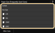 Specifying Paper Size and Type in the Multi-Purpose Tray