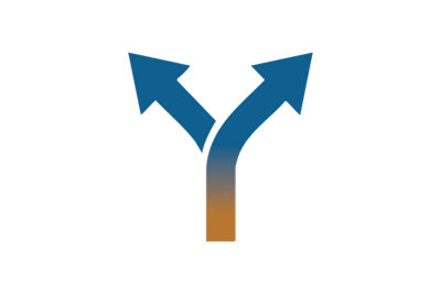 Arrows pointing in different directions