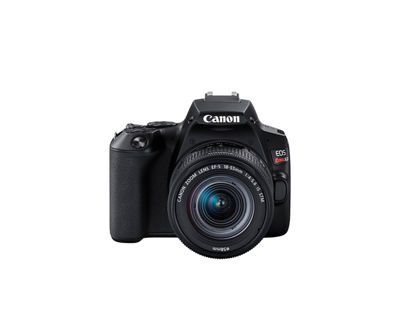 Rebel SL3 Black Front with Lens