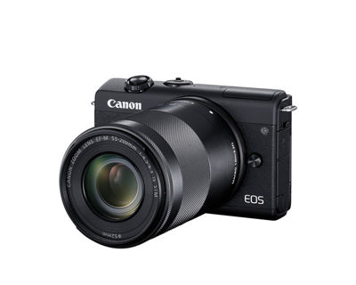 EOS M200 Front slant with Zoom