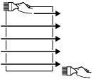 Figure: Brush the printing surface horizontally in one direction