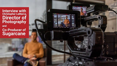 Canon Cinema Camera Recording an Interview