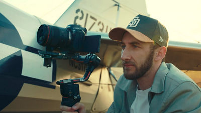 Person Using Canon Cinema Camera