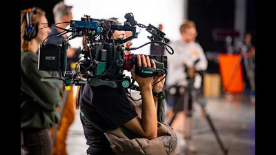 Person Using Canon Cinema Camera