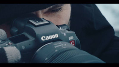 Person Using Canon Cinema Camera
